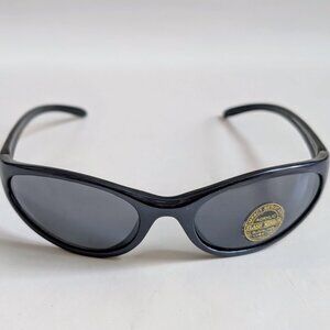 NWT Vintage 90's PC Oval Sporty Sunglasses (S. Metallic Gray)